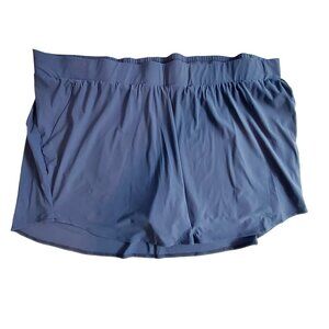 All In Motion 2X Blue Active Shorts Internal pocket for small essentials